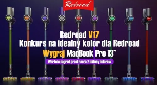 Konkurs Redroad V17 – stwórz swój własny kolor dla odkurzacza i wygraj MacBooka