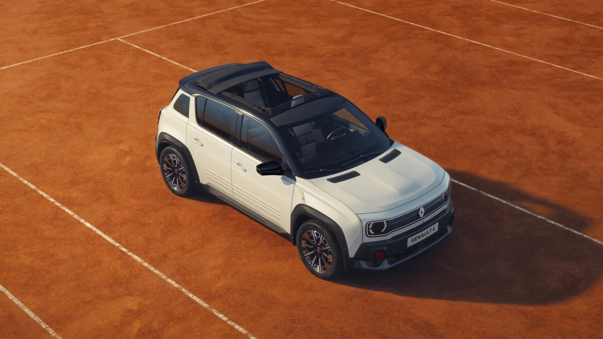 Renault 4 edycja Roland Garros: otwarty dach