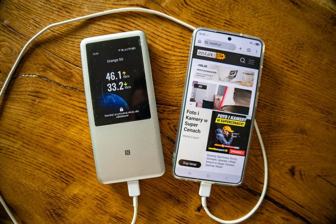 Test routera mobilnego ZTE U60 Pro. Wi-Fi 7, dotykowy ekran i funkcja powerbanku w jednym