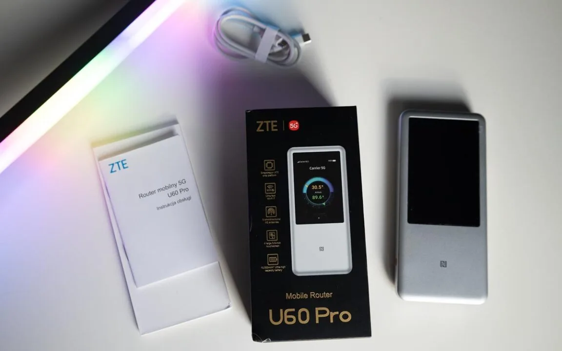 Test routera mobilnego ZTE U60 Pro. Wi-Fi 7, dotykowy ekran i funkcja powerbanku w jednym