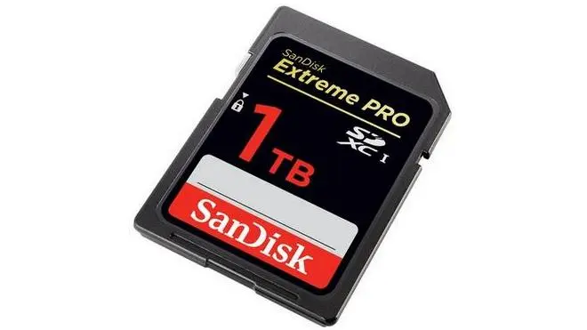 Zaprezentowano prototyp karty pamięci SanDisc SDXC 1 TB