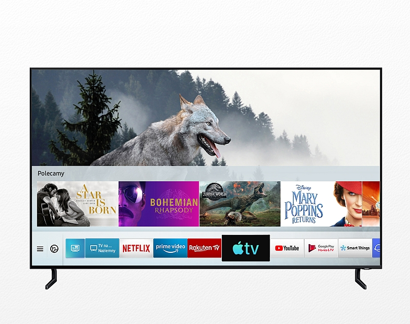 Telewizory Samsung z aplikacją Apple TV i wsparciem dla AirPlay