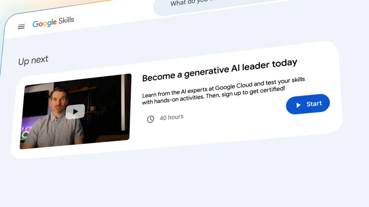 Myślisz o rozwoju umiejętności w AI? Google wyszkoli Cię za darmo