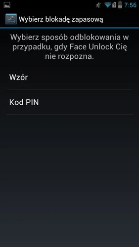 Alternatywne odblokowanie