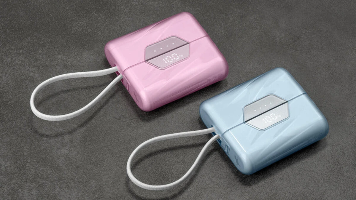 Magnetyczny powerbank Nimble Sharepower zaskakuje konstrukcją. Rozepnij go i podziel się energią