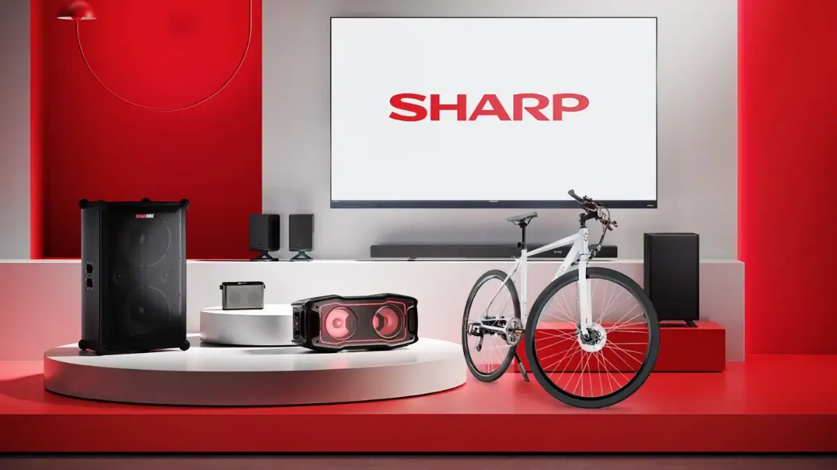 Sharp prezentuje telewizory MiniLED i zapowiada powrót do gramofonów