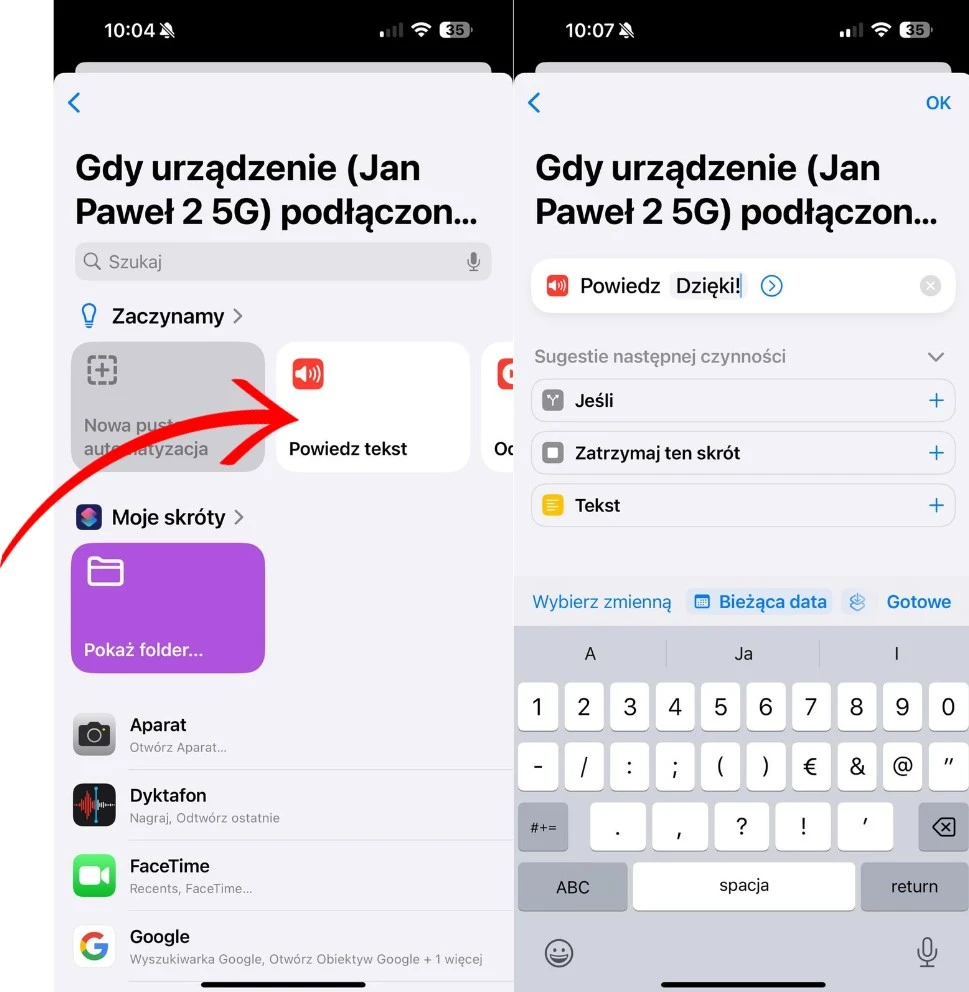 trik na iphone skróty