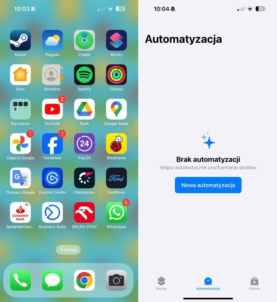 trik na iphone skróty