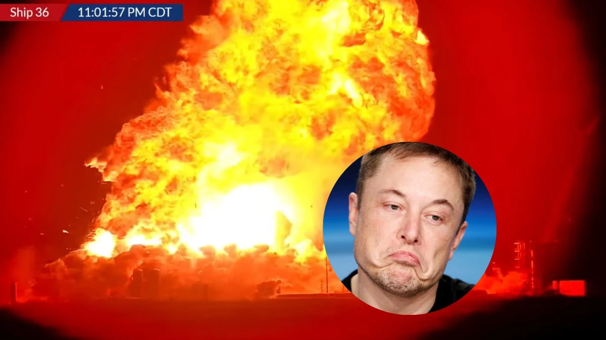SpaceX Ship 36 eksplodował. Takiego wybuchu dawno nie było