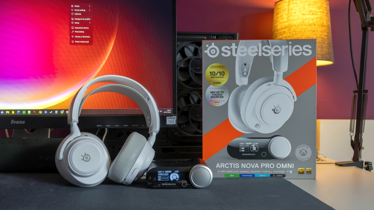 SteelSeries Arctis Nova Pro Omni – test. Plastikowe, drogie i… zaskakująco dobre