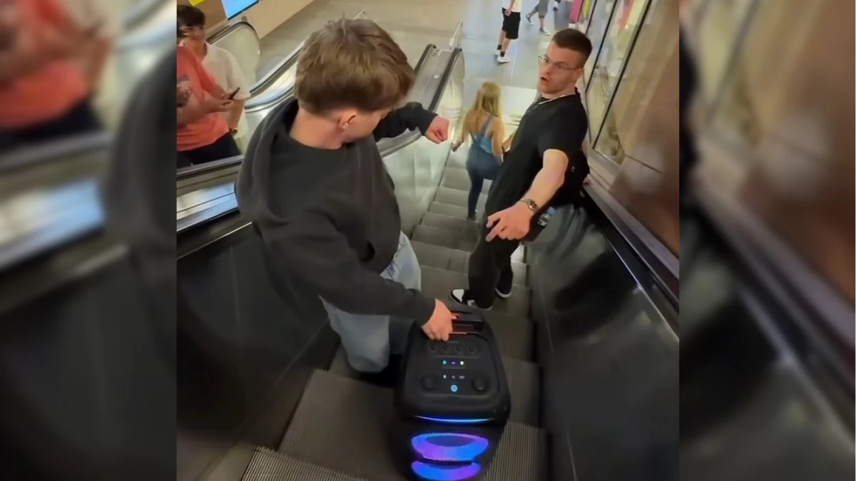 Polak się nie patyczkował. Streichbruder uciszony w warszawskim metrze