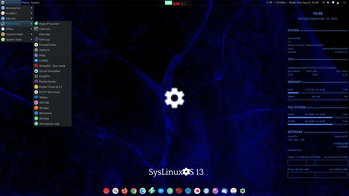 SysLinuxOS 13 dostępny. Szwajcarski scyzoryk dla admina