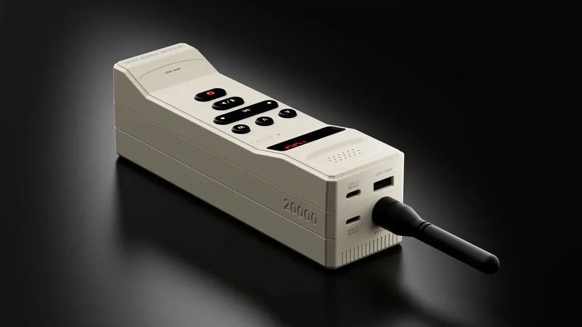 Cegła z lat 80. powraca jako powerbank. Trozk RetroTalk imituje legendarny telefon
