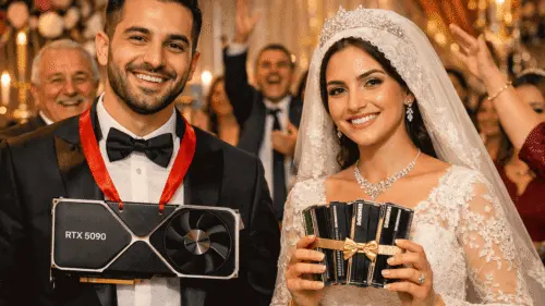 prezenty ślubne komputery turcja wesele