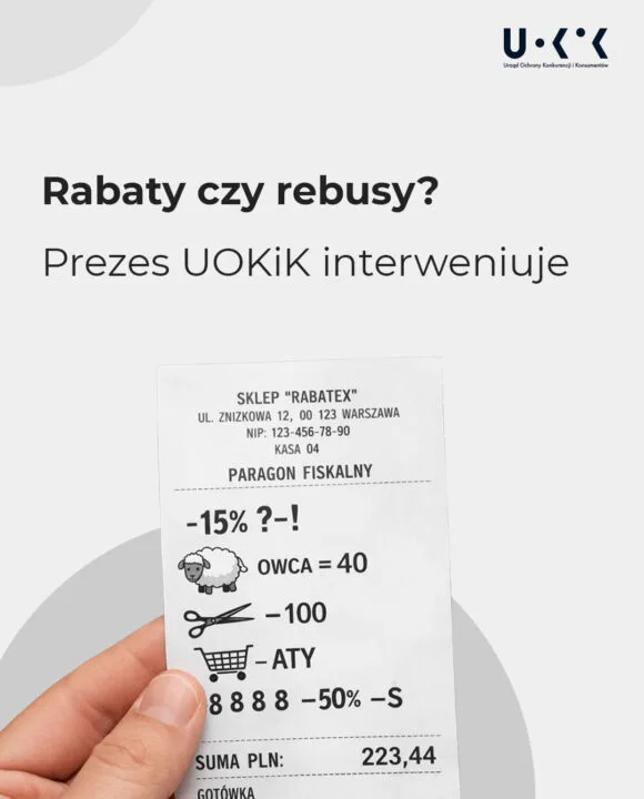 UOKiK walczy z rebusami na paragonach.