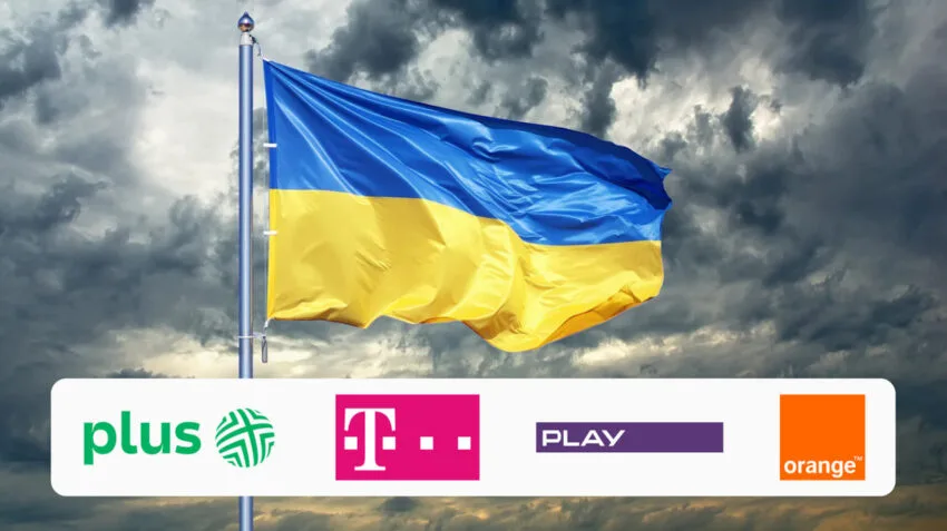Play, Plus, T-Mobile i Orange solidarni z Ukrainą. Tańsze rozmowy i darmowe minuty
