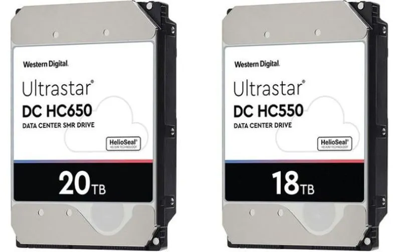 Western Digital rozpoczął dystrybucję dysków HDD o pojemnościach 20 TB i 18 TB