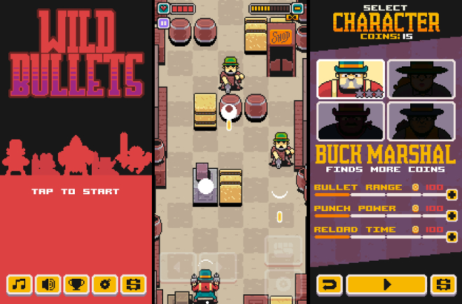 Wild Bullets – zabawa w Dziki Zachód na smartfonie (recenzja)