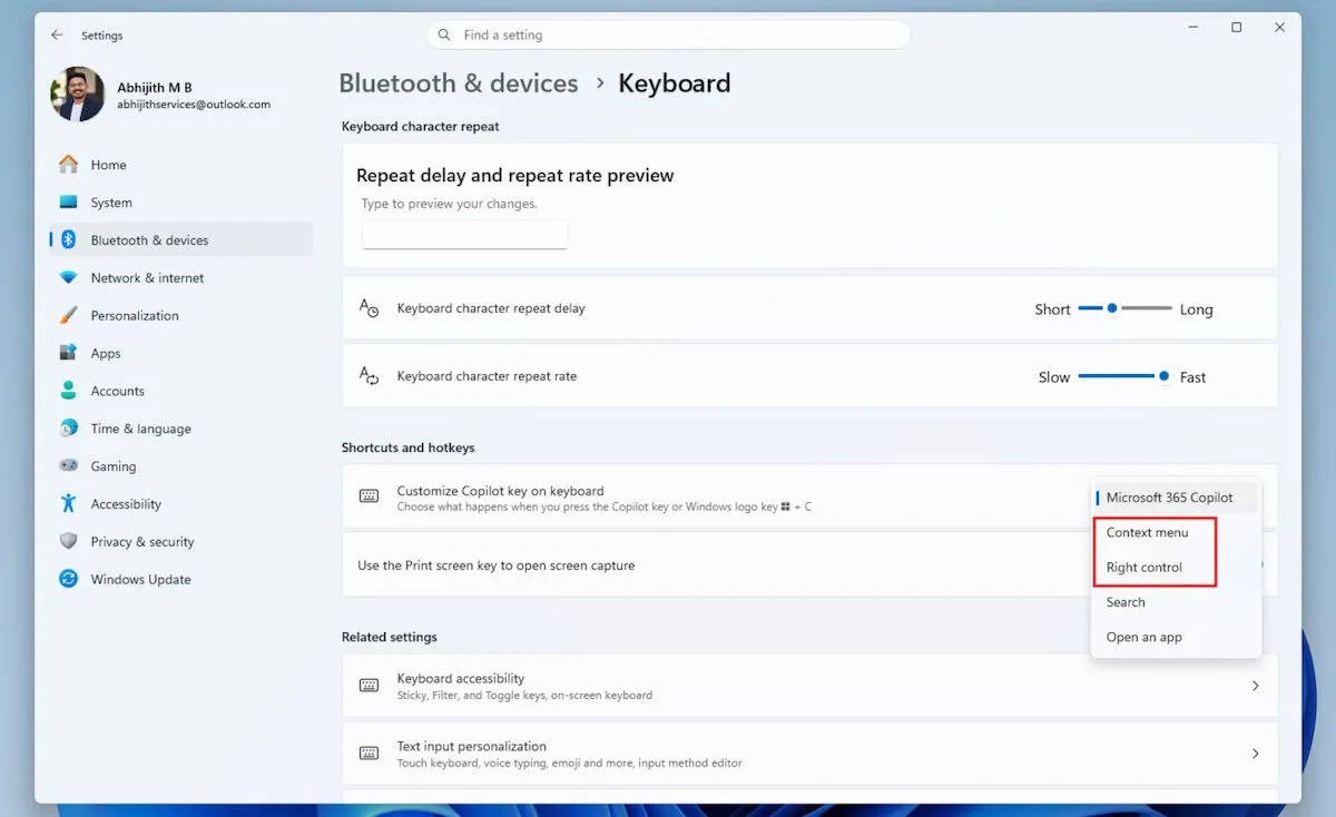 Klawisz Copilot wreszcie będzie użyteczny. Microsoft pozwoli przypisać do niego inny