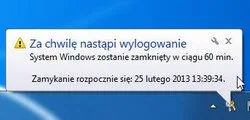 Windows 7: Wyłączanie systemu o określonej porze