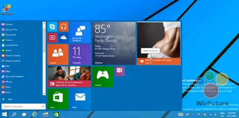 Windows 9: nowe Menu Start na pierwszym filmie