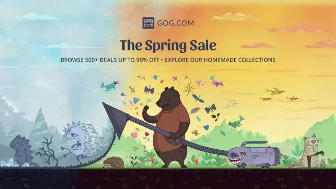 Wiosenna promocja na GOG.com – ponad 500 gier w promocjach do -90%