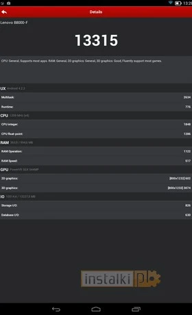 Lenovo Yoga 10 - Antutu test 01