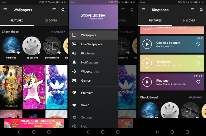 ZEDGE – zmieniaj tapety jak rękawiczki (recenzja)
