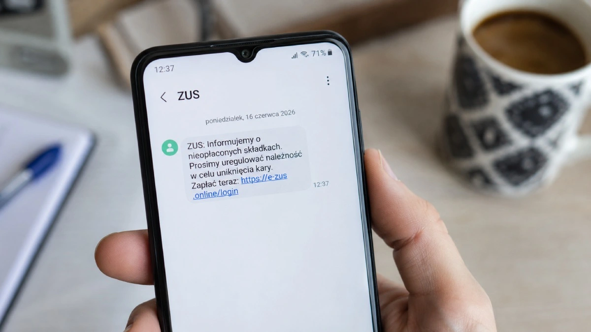 Dostałeś takiego SMS-a z ZUS? Możesz stracić dane i pieniądze