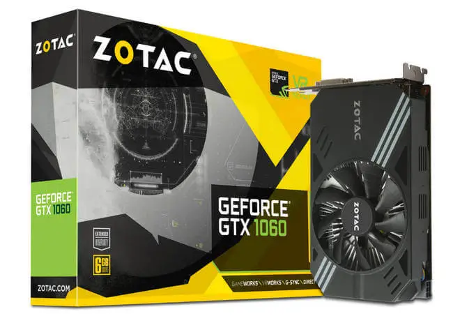 ZOTAC zaprezentował kompaktową serię GeForce GTX 1060