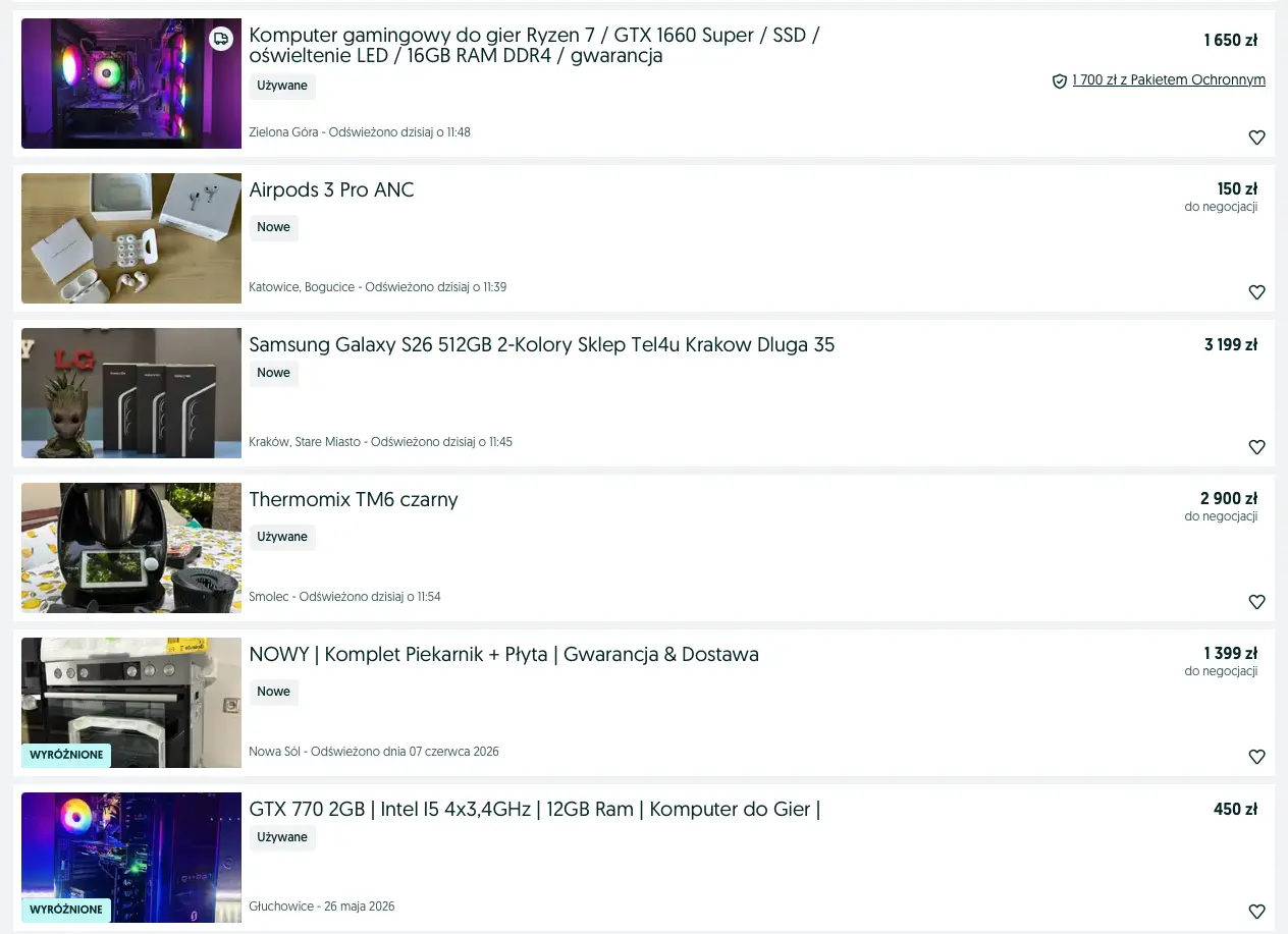 Kupujesz elektronikę na OLX czy Vinted? Rząd szykuje miłą niespodziankę
