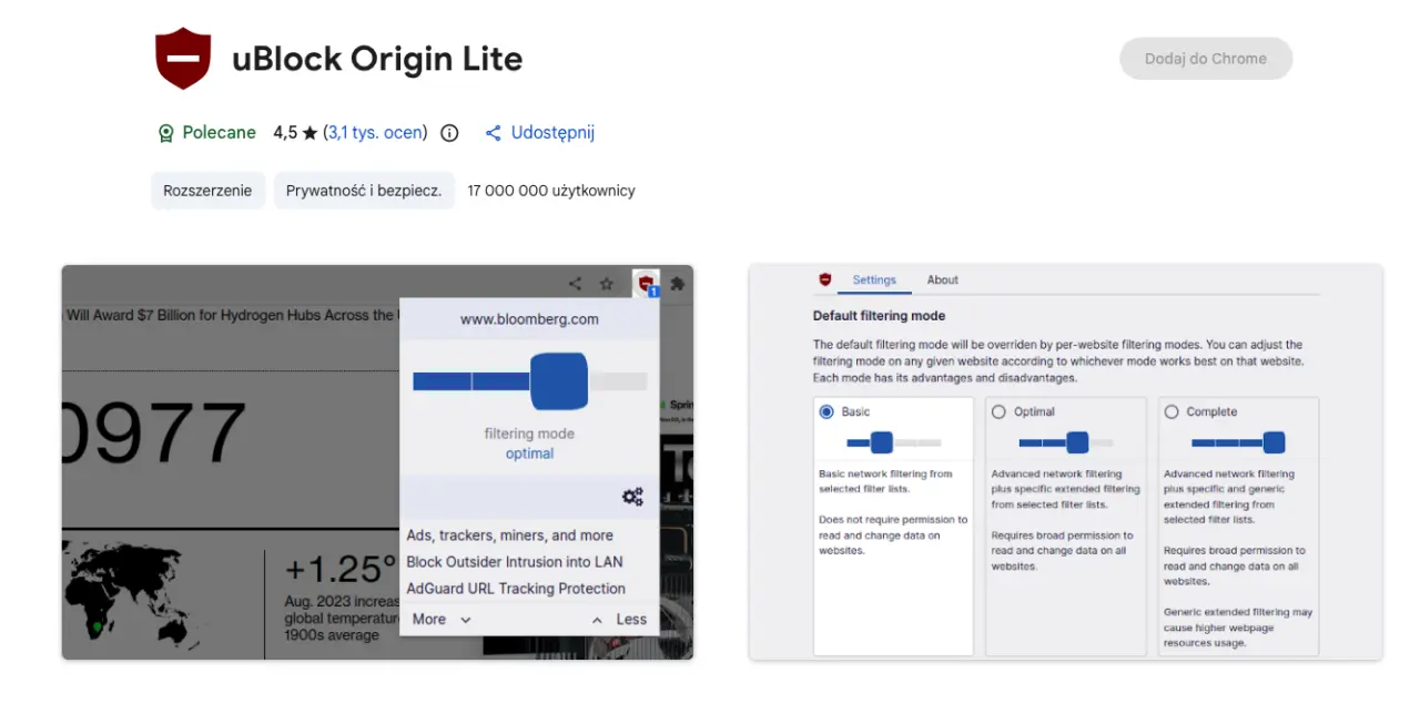 UBlock Origin przestanie działać. Google Chrome dokręca śrubę