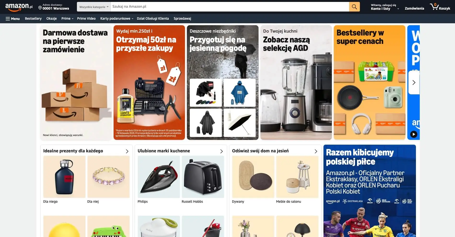 Amazon.pl zachęca do zakupów. Dzięki nowości nie musisz płacić od razu