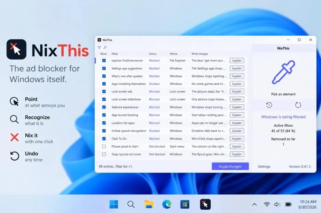 windows 11 reklamy