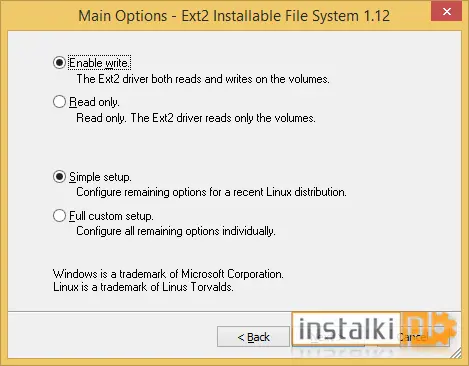 Ext2 Installable File System