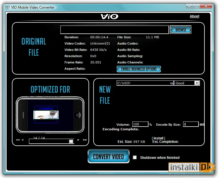 VIO Mobile Video Converter