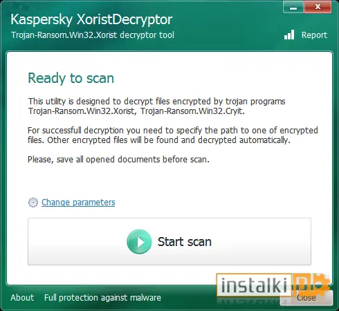 Kaspersky XoristDecryptor