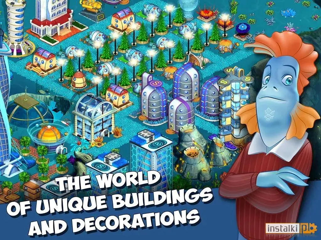 Aquapolis. Free city building!
