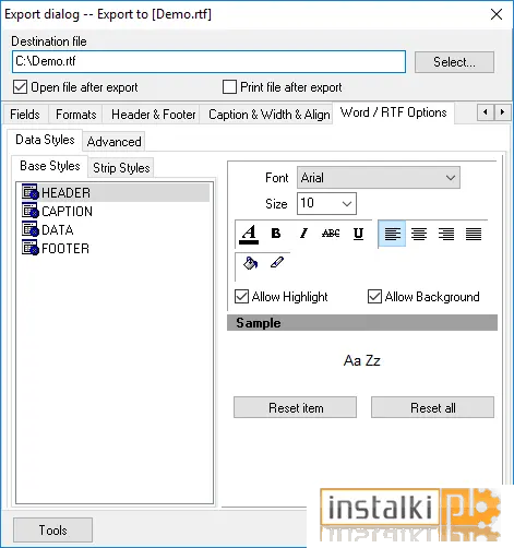 Okladka EMS Advanced Data Export VCL