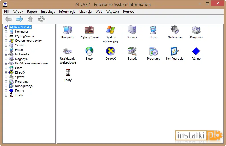 AIDA32-Enterprise System Information