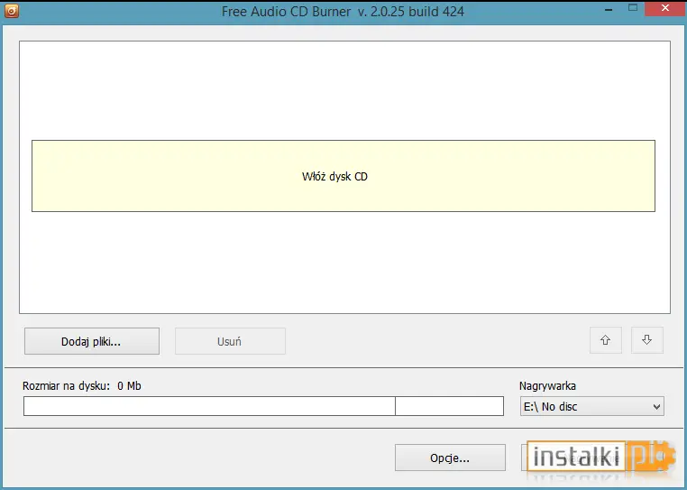 Okladka Free Audio CD Burner