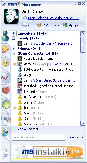MSN Messenger dla Windows XP