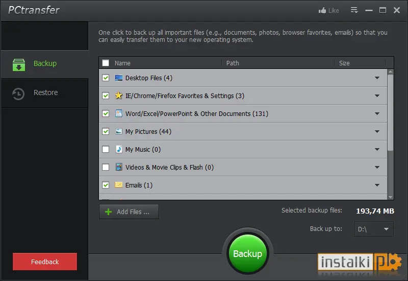 Okladka PCtransfer