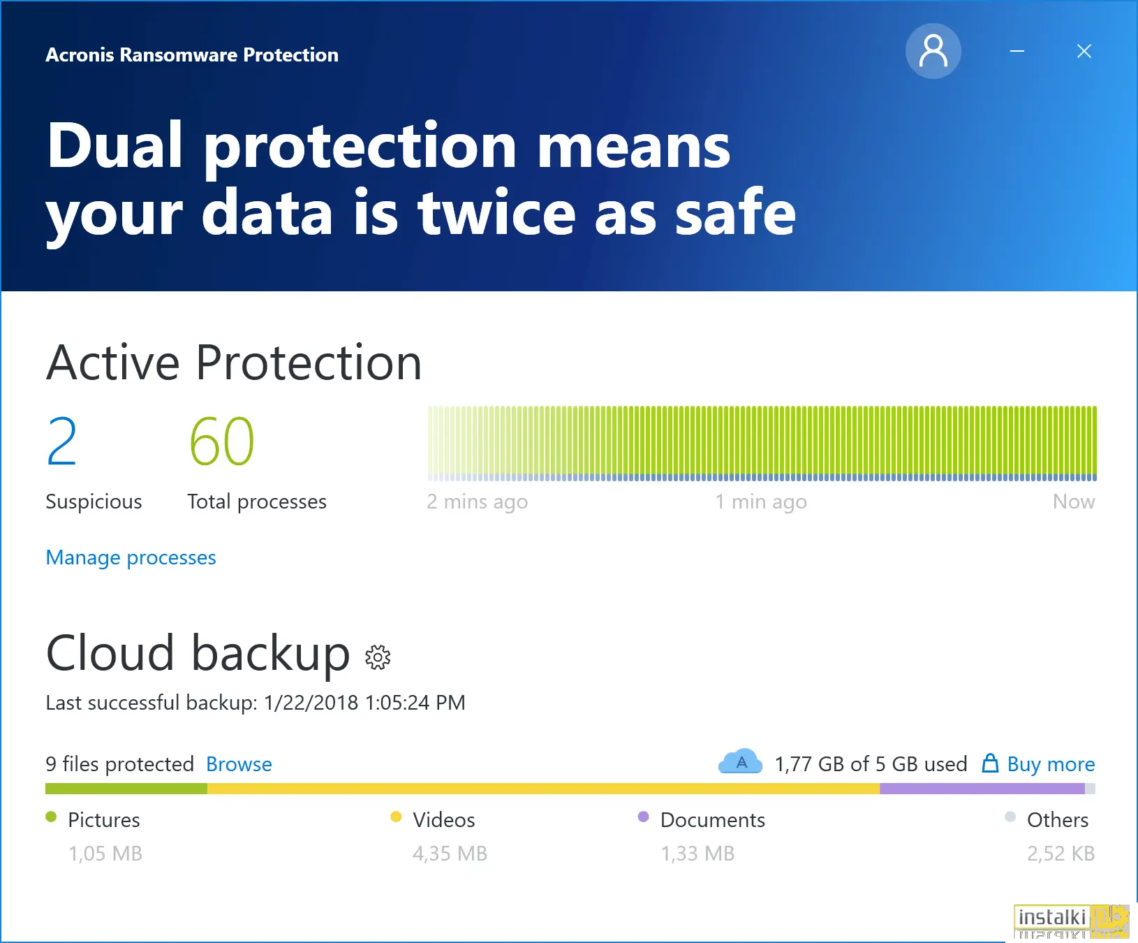 Acronis Ransomware Protection build
