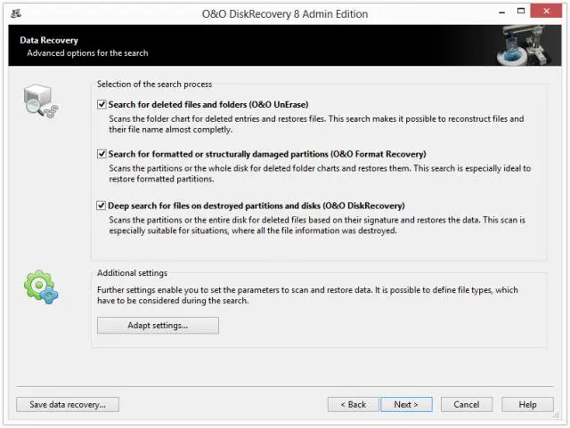 O&O DiskRecovery