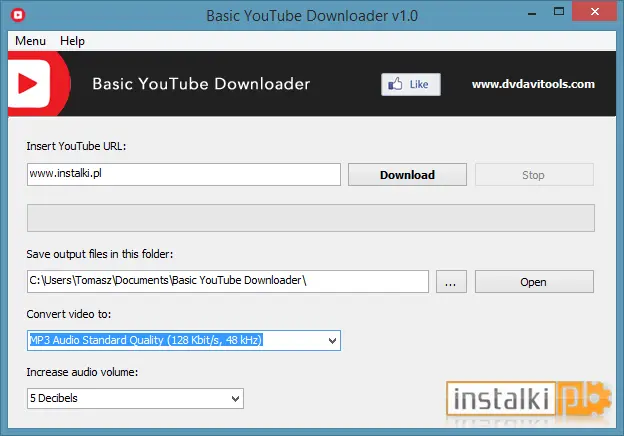 Basic YouTube Downloader