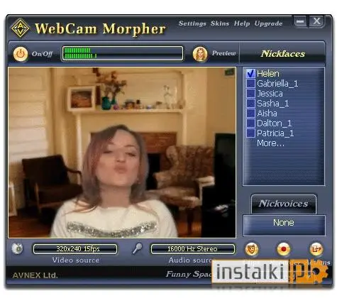 Okladka AV Webcam Morpher