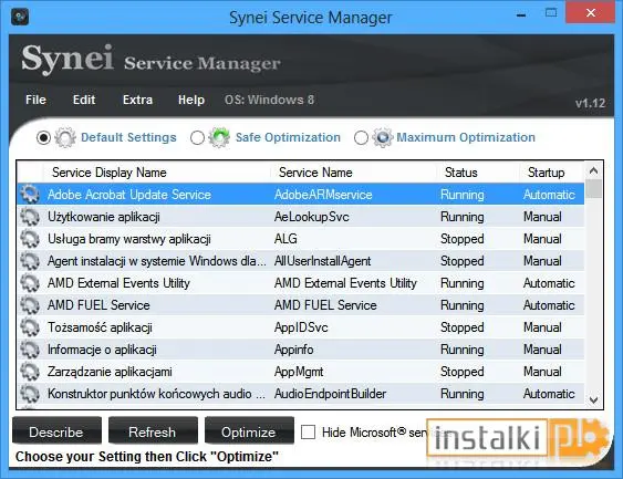 Synei Service Manager