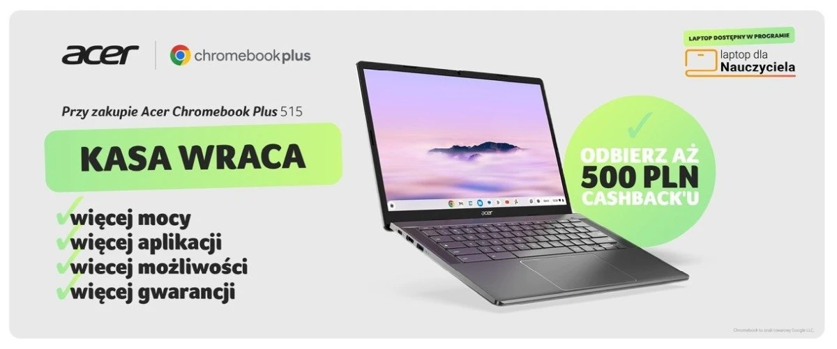 acer cashback chromebooki 2024