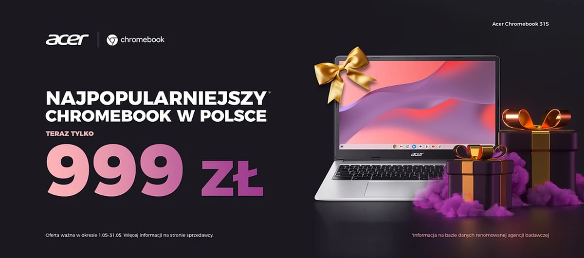 Promocja na Chromebooki Acer